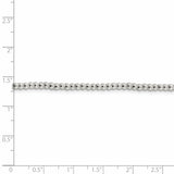 Sterling Silver 3mm Beads on Box Chain-WBC-QK32-20