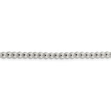 Sterling Silver 4mm Beads on Box Chain-WBC-QK33-16