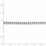 Sterling Silver 4mm Beads on Box Chain-WBC-QK33-16