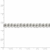 Sterling Silver 6.1mm Beads on Box Chain-WBC-QK35-16