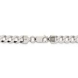 Sterling Silver 6.8mm Flat Curb Chain-WBC-QLB180-18
