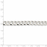 Sterling Silver 8mm Flat Curb Chain-WBC-QLB200-20