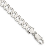 Sterling Silver 8mm Flat Curb Chain-WBC-QLB200-7