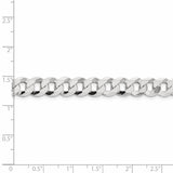 Sterling Silver 8.5mm Flat Curb Chain-WBC-QLB220-7