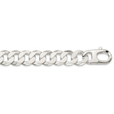 Sterling Silver 16mm Flat Curb Chain-WBC-QLB400-26