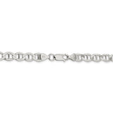 Sterling Silver 7.1mm Flat Anchor Chain-WBC-QLFA150-22