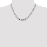 Sterling Silver 7.1mm Flat Anchor Chain-WBC-QLFA150-18