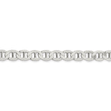 Sterling Silver 8.9mm Flat Anchor Chain-WBC-QLFA180-18