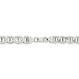 Sterling Silver 8.9mm Flat Anchor Chain-WBC-QLFA180-18