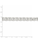 Sterling Silver 8.9mm Flat Anchor Chain-WBC-QLFA180-18