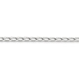 Sterling Silver 4.3mm Open Elongated Link Chain-WBC-QLL120-22