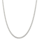Sterling Silver 4.3mm Open Elongated Link Chain-WBC-QLL120-22