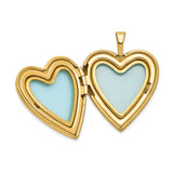 1/20 Gold Filled 20mm Enameled Mom Heart Locket Necklace-WBC-QLS286-18