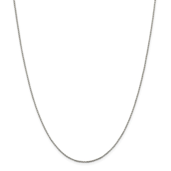 Sterling Silver 1.25mm Twisted Box Chain-WBC-QPE26-28