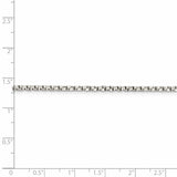 Sterling Silver 2.25mm Twisted Box Chain-WBC-QPE28-24