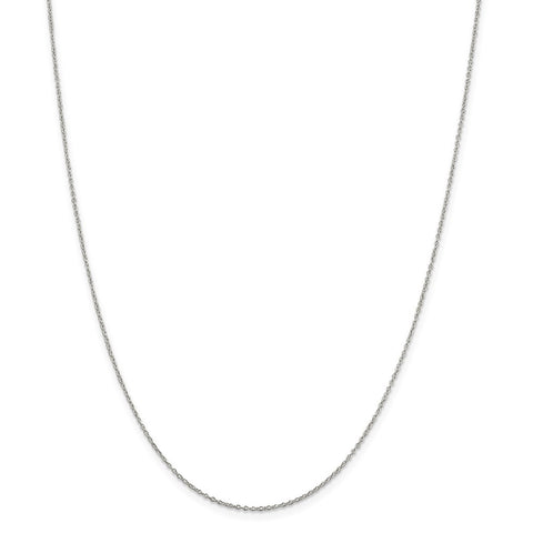 Sterling Silver 1.10mm Forzantina Cable Chain-WBC-QPE45-20