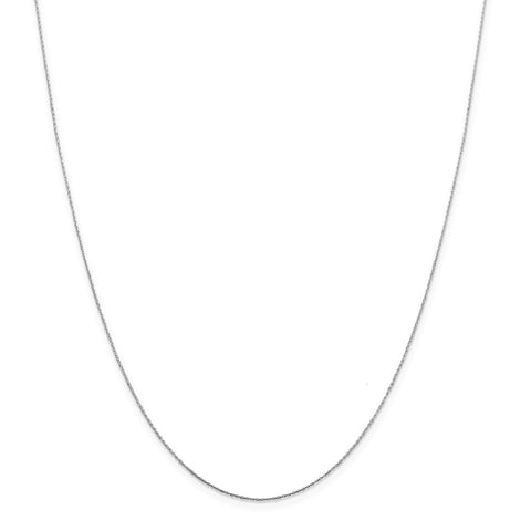 Sterling Silver .6mm Oval Box Chain-WBC-QPE49-18