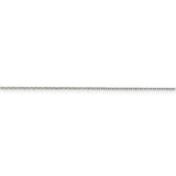 Sterling Silver 1mm Rhodium-plated Cable Chain-WBC-QPE63R-20
