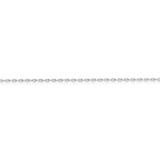 Sterling Silver 1mm Diamond-cut Long Link Cable Chain-WBC-QPE68-24