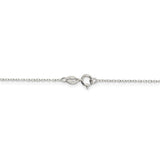 Sterling Silver 1.2mm Diamond-cut Long Link Cable Chain-WBC-QPE72-18