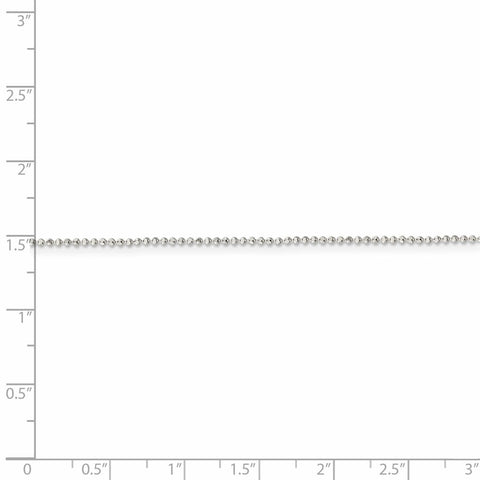 Sterling Silver 1.05mm Square Fancy Beaded Chain Anklet-WBC-QPE73-9