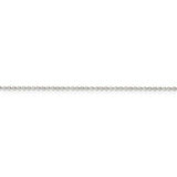 Sterling Silver .9mm Flat Link Cable Chain-WBC-QPE76-20