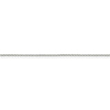 Sterling Silver .95mm Diamond-cut Forzantina Cable Chain-WBC-QPE81-24