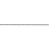 Sterling Silver 1.4mm Diamond-cut Forzantina Cable Chain w/2in ext.-WBC-QPE82E-18