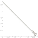 Sterling Silver .95mm Forzantina Cable Chain-WBC-QPE85-16