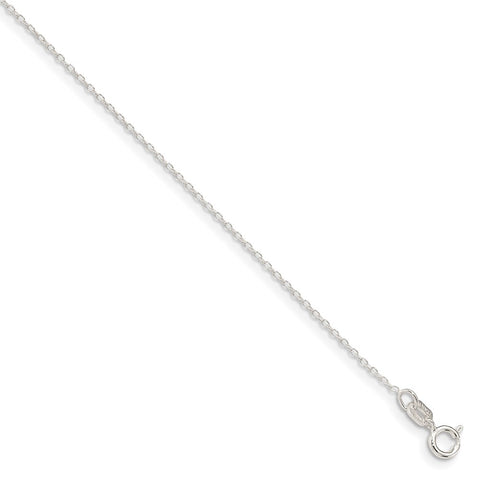 Sterling Silver .95mm Forzantina Cable Chain-WBC-QPE85-18