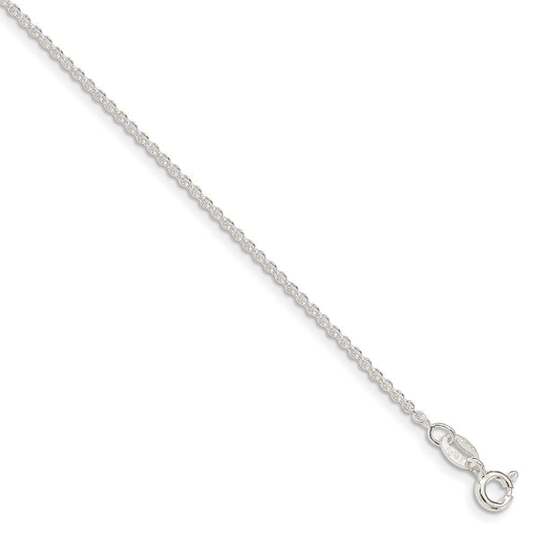 Sterling Silver 1.6mm Forzantina Cable Chain-WBC-QPE87-18