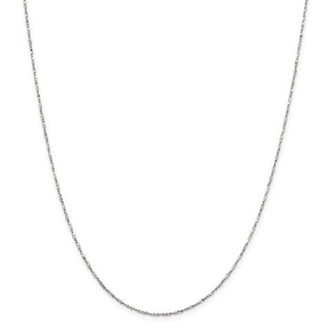 Sterling Silver 1.4mm Twisted Serpentine Chain-WBC-QPEN6-18