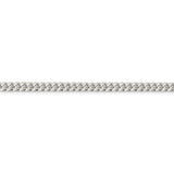 Sterling Silver 5mm Domed w/ Side D/C Curb Chain-WBC-QRC150-18