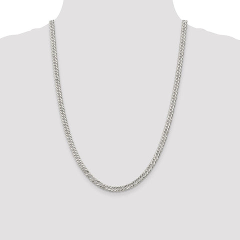 Sterling Silver 5.5mm Rambo Chain-WBC-QRM100-24