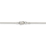 Sterling Silver 1.25mm Snake Chain Anklet-WBC-QSN040-9