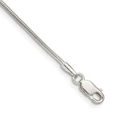Sterling Silver 1.25mm Snake Chain Anklet-WBC-QSN040-9