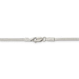 Sterling Silver 2mm Snake Chain-WBC-QSN060-20