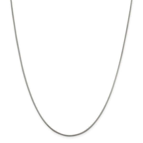 Sterling Silver 1.5mm Round Snake Chain-WBC-QSNL045-24