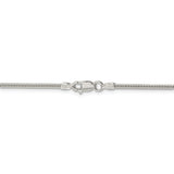 Sterling Silver 1.6mm Round Snake Chain-WBC-QSNL050-7