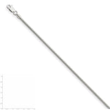 Sterling Silver 2mm Round Snake Chain-WBC-QSNL060-30