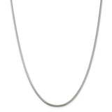 Sterling Silver 2.5mm Round Snake Chain-WBC-QSNL065-24