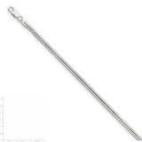 Sterling Silver 3mm Round Snake Chain-WBC-QSNL080-26