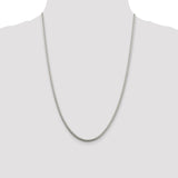 Sterling Silver 3mm Round Snake Chain-WBC-QSNL080-24