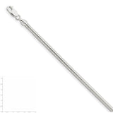 Sterling Silver 4mm Round Snake Chain-WBC-QSNL100-26