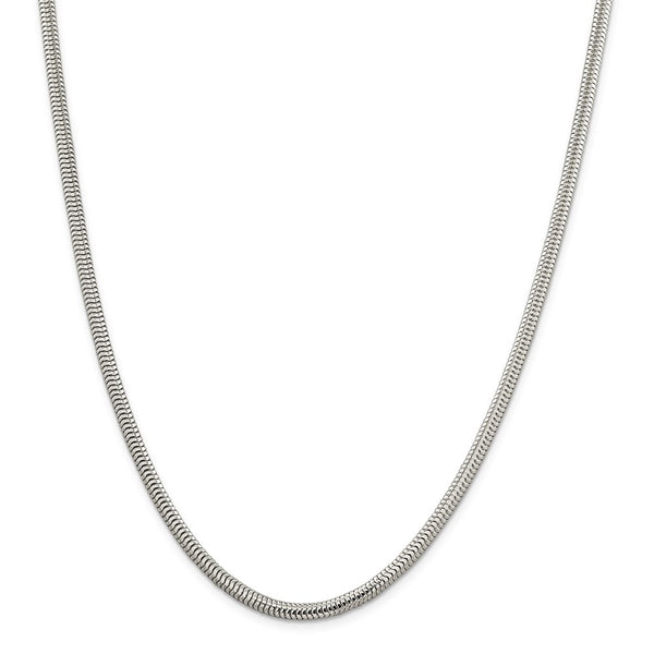 Sterling Silver 4mm Round Snake Chain-WBC-QSNL100-26
