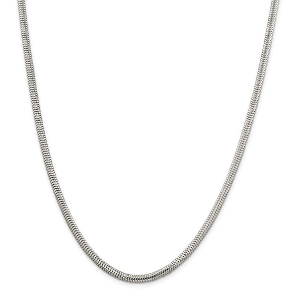 Sterling Silver 4mm Round Snake Chain-WBC-QSNL100-24