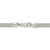 Sterling Silver 5mm Round Snake Chain-WBC-QSNL120-20