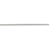 Sterling Silver 1.5mm Round Spiga Chain Anklet-WBC-QSP035-10