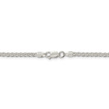 Sterling Silver 2.5mm Round Spiga Chain-WBC-QSP060-36