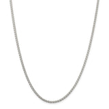 Sterling Silver 2.5mm Round Spiga Chain-WBC-QSP060-30